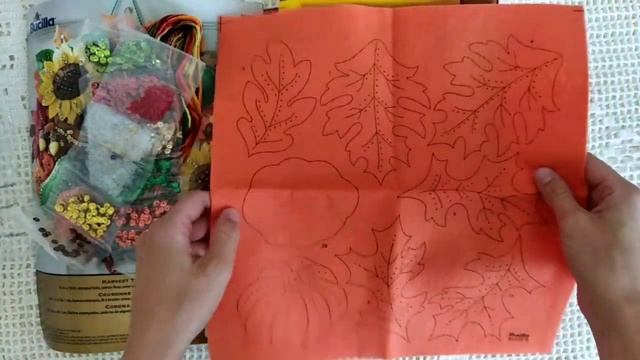 Обзор Набора Bucilla 86428 Harvest Time Wreath Осенний венок смотреть онлайн