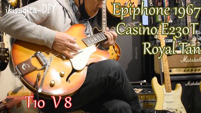 Epiphone 1967 Casino E230T Royal Tan смотреть онлайн
