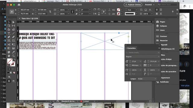 Planche A0 graphique architecture sur Adobe InDesign смотреть онлайн