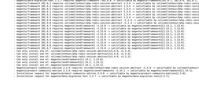 Magento: dependency error upgrading from 2.2.7 to 2.3.0 смотреть онлайн