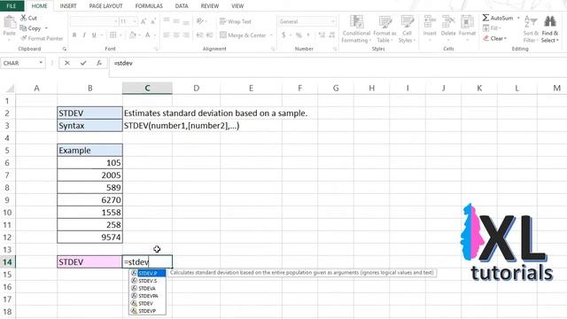 Calculating Standard Deviation In Excel - How To Do Standard Deviation On Excel смотреть онлайн
