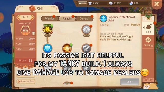 PALADIN TANKY SKILL BUILD - Tales of Wind | Laplace M! смотреть онлайн
