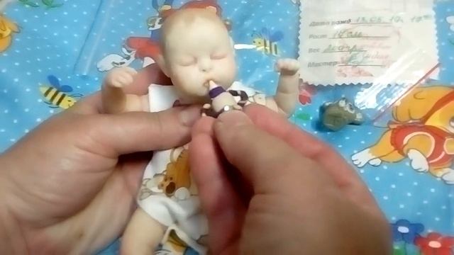 Запаковочка мальчика мини реборна. Мамуля ждите малыша. смотреть онлайн