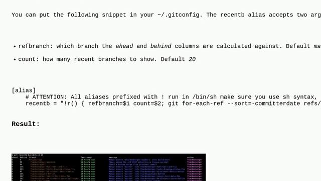 How can I get a list of Git branches, ordered by most recent commit? смотреть онлайн