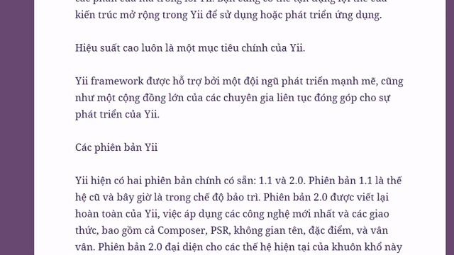 Bài 1: Giới thiệu Yii Framework - Học lập trình php và Mysql miễn phí смотреть онлайн
