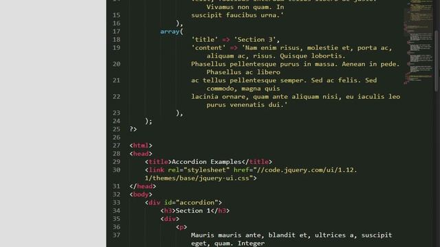 How To Create Dynamic jQuery Accordion смотреть онлайн