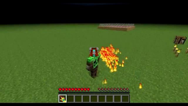 Minecraft Particle Man Mod Review (Throw Fire!) смотреть онлайн