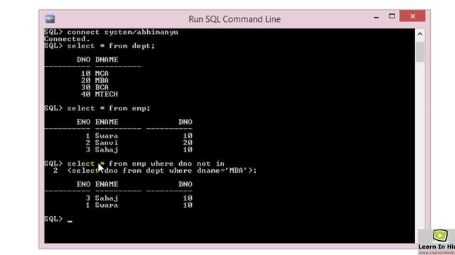 32. Anti Join in Oracle смотреть онлайн