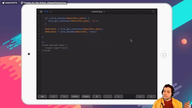Mostly PHP 1 → Coding PHP on an iPad (Part 2) смотреть онлайн