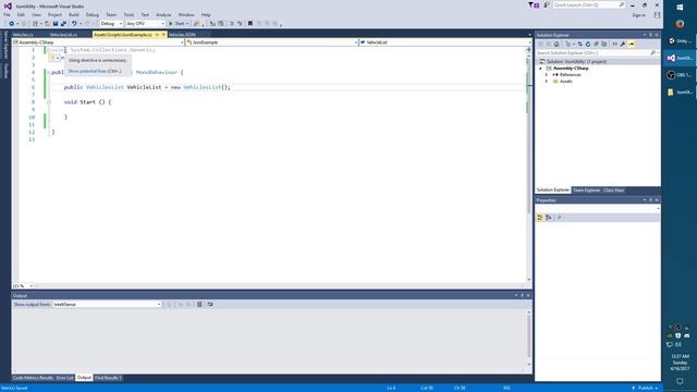 Unity (5.5.2) - Loading a JSON Collection смотреть онлайн