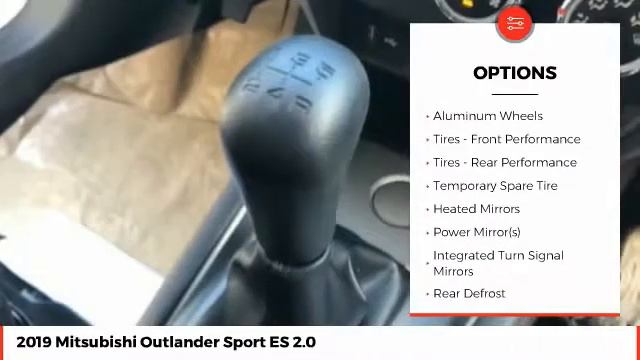 2019 Mitsubishi Outlander Sport ES 2.0 New N10555 смотреть онлайн