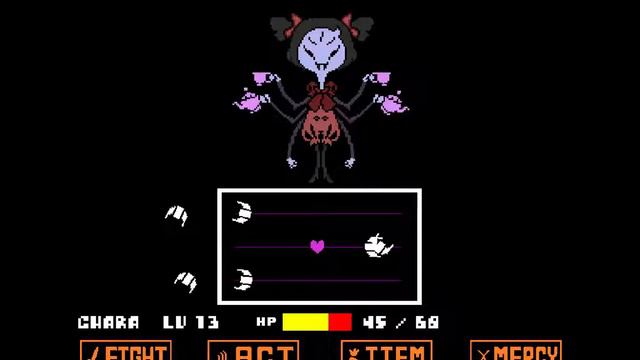 UNDERTALE Muffet Genocide (Colored Sprite Mod) смотреть онлайн