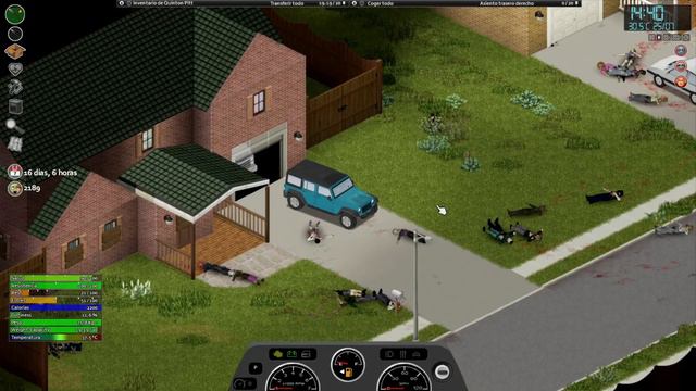 ¡Exploramos en busqueda de herramientas para subir mecánica!¡Project Zomboid Apocalipsis Louisville смотреть онлайн