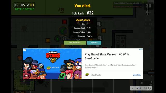 surviv.io - 2d battle royale 2019 2 Jan смотреть онлайн