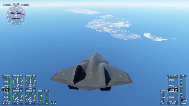 Flight Simulator 2020 ULTRA settings | Dark Star airplane | Canary Islands: La Palma to Lanzarote смотреть онлайн