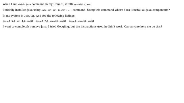 Ubuntu: Removing Java completely from Ubuntu 14.04 LTS смотреть онлайн