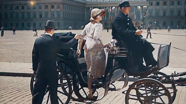 PRZEDWOJENNA WARSZAWA W KOLORZE | PAŁAC SASKI W KOLORZE | 4K смотреть онлайн