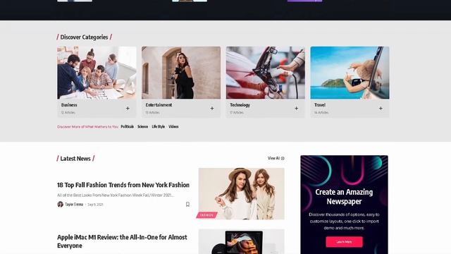 News and Magazine Website ★ WordPress Themes & Templates ★ смотреть онлайн