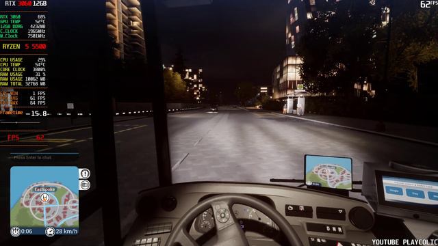 [FHD60FPS] Bus Simulator 18 : RTX 3060 12GB + AMD Ryzen 5 5500 ( Ultra Graphics DLSS OFF ) смотреть онлайн
