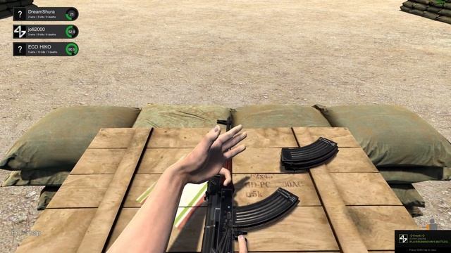 Hand Simulator Tutorial! How to assemble and aim with AK-47! смотреть онлайн