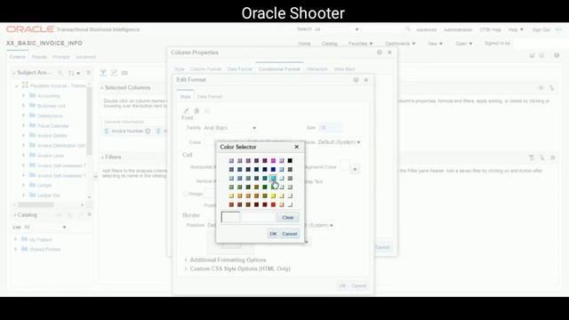 Oracle Fusion 58: Conditional Formatting Concept in OTBI Report @OracleShooter смотреть онлайн