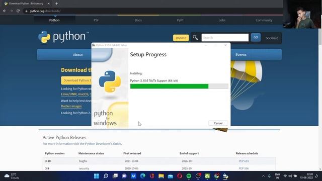 How to install Python 3.10.6 on Windows 11 #python смотреть онлайн