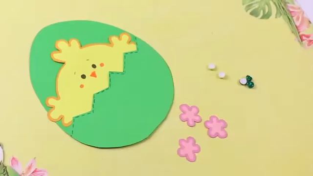 Пасхальные ЯЙЦА ОТКРЫТКИ из бумаги Поделки на Пасху для детей смотреть онлайн