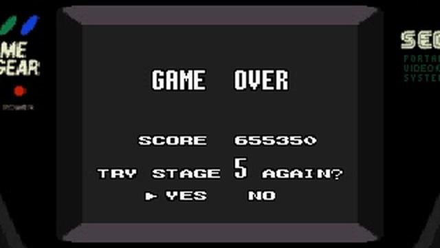 Game Over: Batman Returns (Sega Game Gear) смотреть онлайн