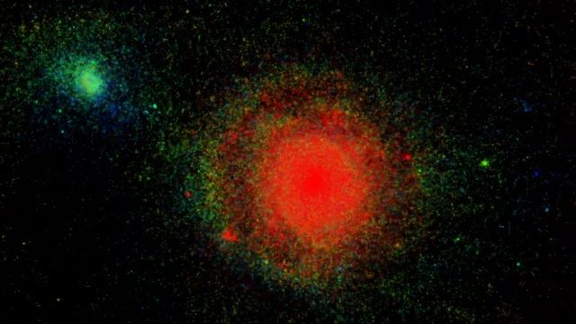 Brute force N-body simulation 11 (n=262,144) смотреть онлайн