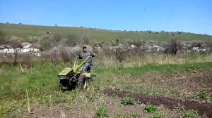 Культивация мотоблоком Кентавр 1010