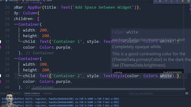 Flutter Space | How Give Space Between Two Widgets in Flutter смотреть онлайн
