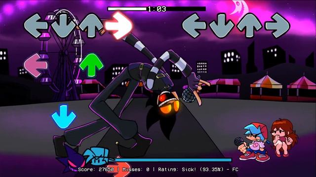 Friday Night Funkin' Crimson Carnival DEMO. Жуткий Джон и прикольный мод. смотреть онлайн