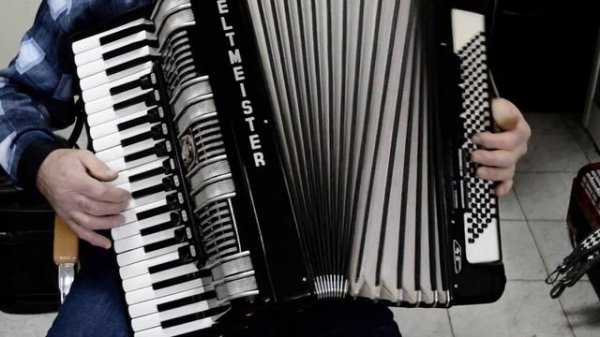 GERMAN CASSOTTO TOP ACCORDION WELTMEISTER S4 (SUPITA) 120 bass,16 sw.+NEW STRAPS