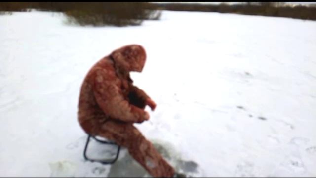 13 марта. Зимняя рыбалка. Река Ипуть. Брянская область