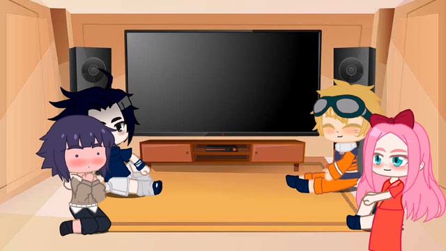 Реакция Саске, Сакуры, Наруто и Хинаты на НаруХина и их детей🇷🇺 смотреть онлайн