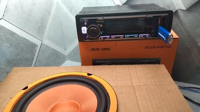 Динамики 16см широкополосные с твитерами и кроссоверами BOS-MINI 6516 KIT