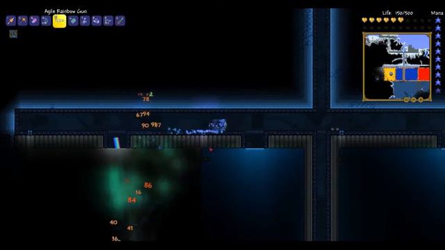 Terraria 1.3: Stardust Pillar spawned in HONEY TANK! смотреть онлайн