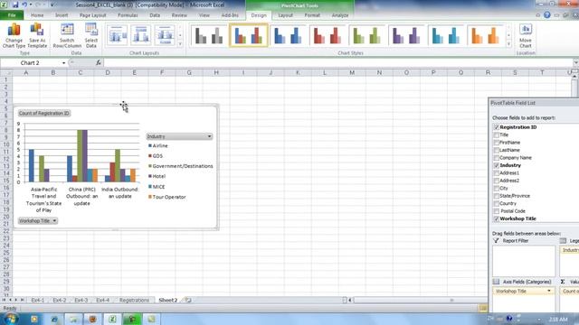 Exercise 4-5: Create a Pivot Chart смотреть онлайн