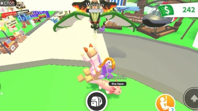 Я КУПИЛА АКСОЛОТЛЯ В АДОПТ МИ! ROBLOX смотреть онлайн