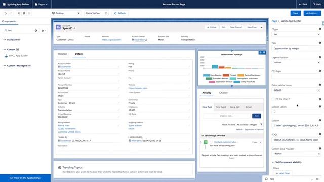 Lightning Web ChartJS Component смотреть онлайн