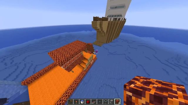 Trapped on a RAFT as ELEMENTALS in Minecraft! смотреть онлайн