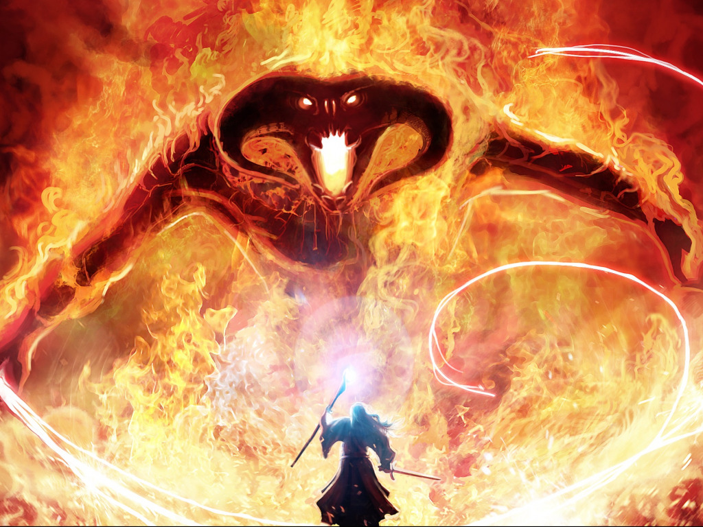 Гэндальф против балрога.mp4 смотреть онлайн