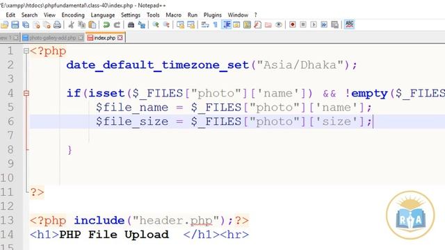 PHP Fundamental Bangla Tutorial Class-40: How to upload file with php or file upload in php смотреть онлайн