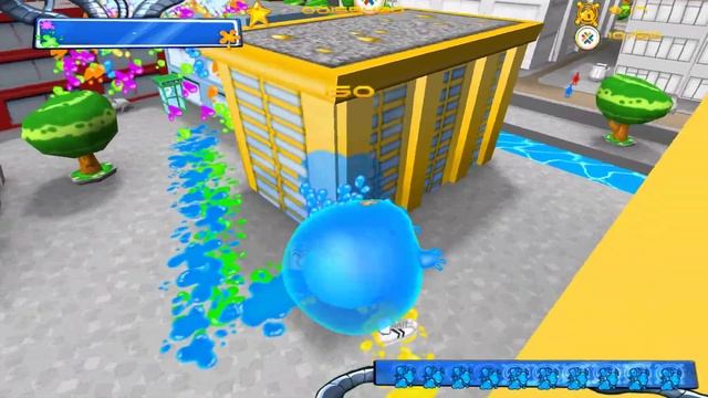 The Blob (de Blob) Gameplay + All Landmarks