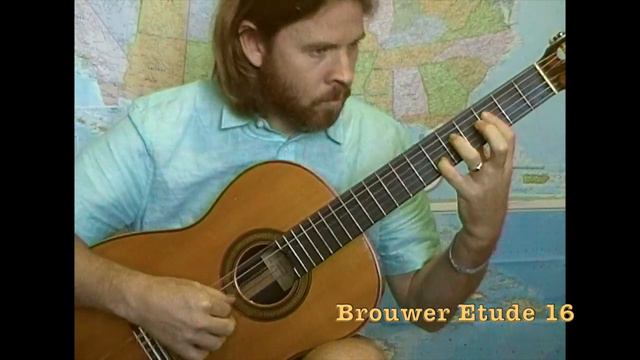 Leo Brouwer Etude 16 смотреть онлайн