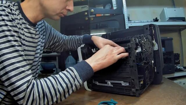Ремонт принтера типа FS-1040/1025 и т.п. смотреть онлайн