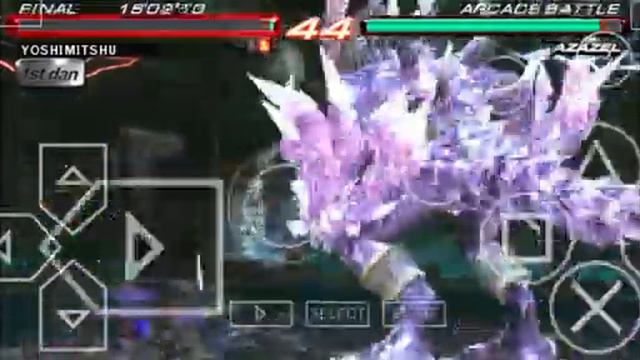 How to defeat Azazel in Tekken 6 PPSSPP using Yoshimitshu смотреть онлайн