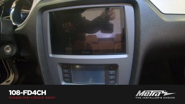 108-FD4CH Ford Mustang 2010-2014 - Pioneer 8-inch Radio Metra Dash Kit смотреть онлайн