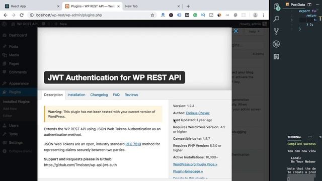 Create React JS Route & Login With WP REST API | React JS Tutorial in Hindi смотреть онлайн