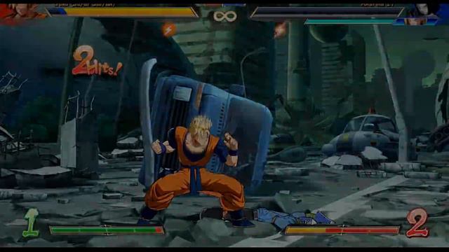 DBFZ: Future Gohan (Mod) vs Android 17 and 18 смотреть онлайн